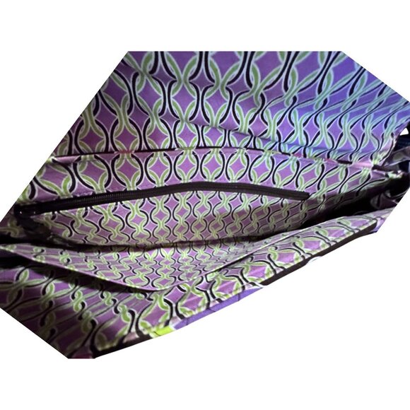 Purple Punch Vera Bradley Knot Just A Clutch Shoulder Bag Detach Strap - Picture 7 of 16